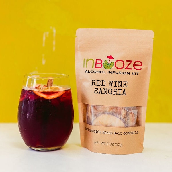Red Wine Sangria Wine Infusion Cocktail Kit - Great Wine Lovers gift!