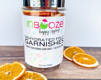 Dehydrated Orange Slices Garnish for Cocktails, Mocktails or any drink!