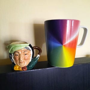 First Edition SAIREY GAMP D6043 Small Royal Doulton Character Mug Miniature Toby Mug Mini Character Mug Toby Jug Porcelain Old Nurse Gift