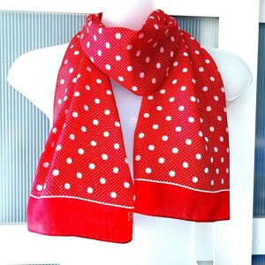 Foulard En Soie Echo - Motif Floral Roses - Multicolore - Occasion En Bon état - Style Club 7