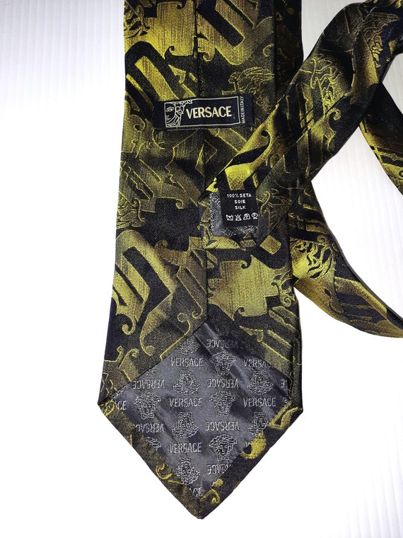 VERSACE Tie Rare Fashion Accessories Vintage 1997… - image 6