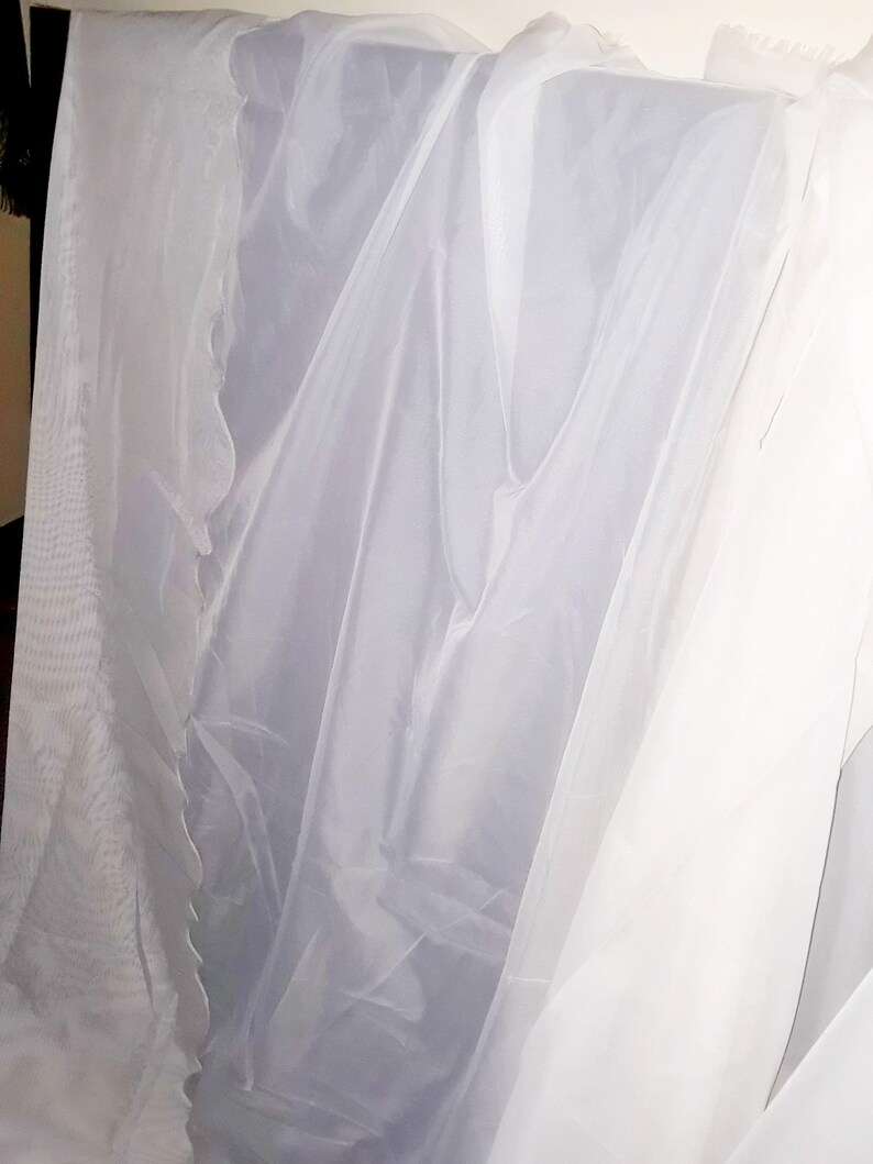 106 Zoll Breiter FranzösischER GLANZ STOFF Gardinen Stabtasche | Etsy