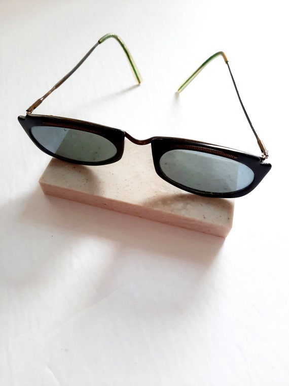 Sunglasses 30s Cat Eye Sunglasses Men Women Unise… - image 3