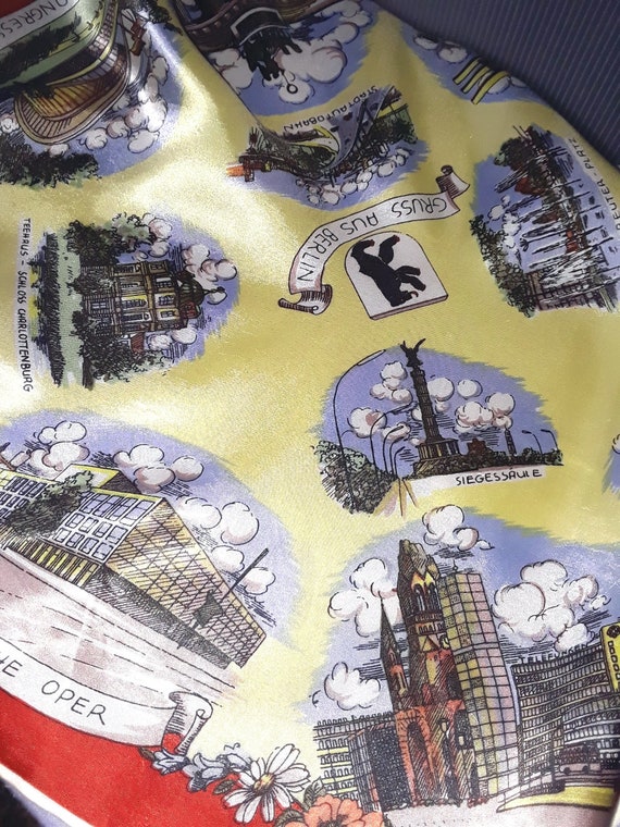 Regalos alemanes Saludos Berlín Bufanda - Etsy