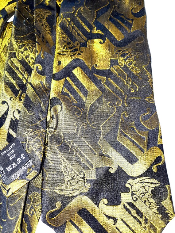 VERSACE Tie Rare Fashion Accessories Vintage 1997… - image 2