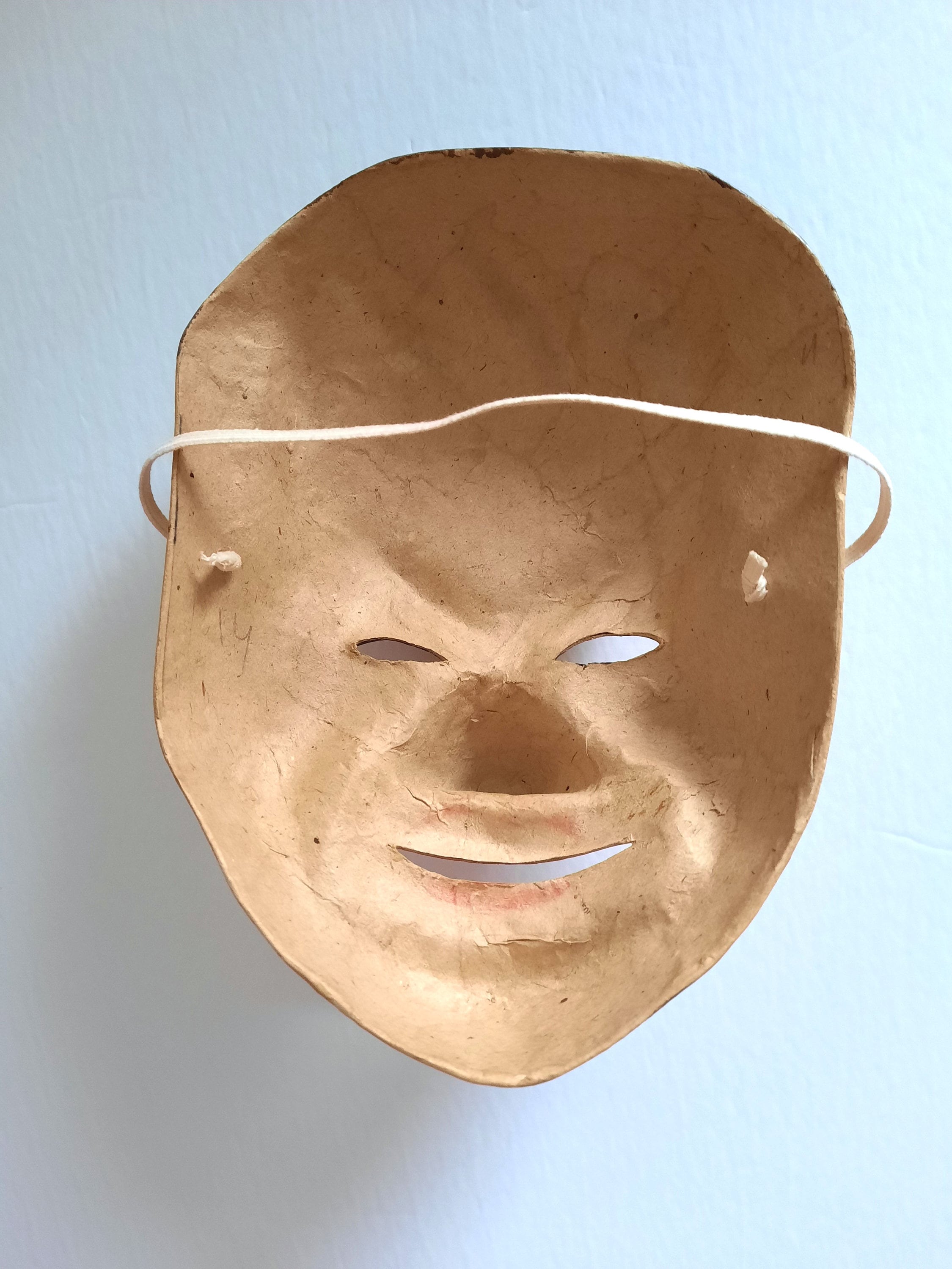 Vintage Papier Mache Man Mask: 60s Theatrical Costume, Home Decor - Etsy