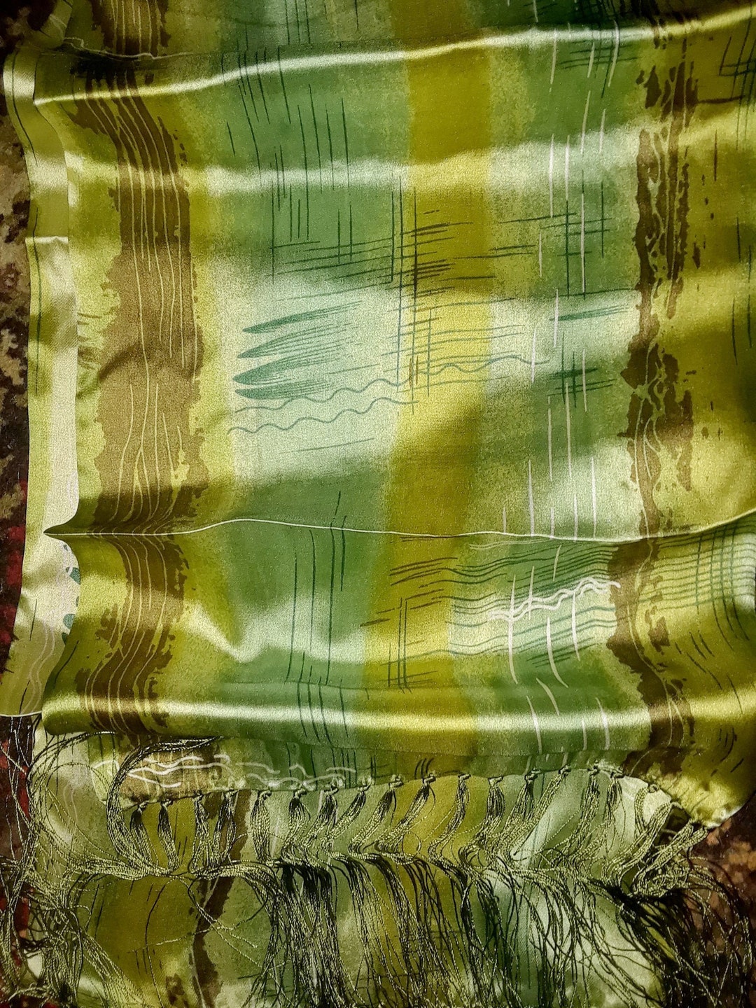 bufanda de seda de loto