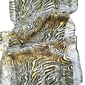 Lois Wool Mix Leopard Print Scarf - Grey