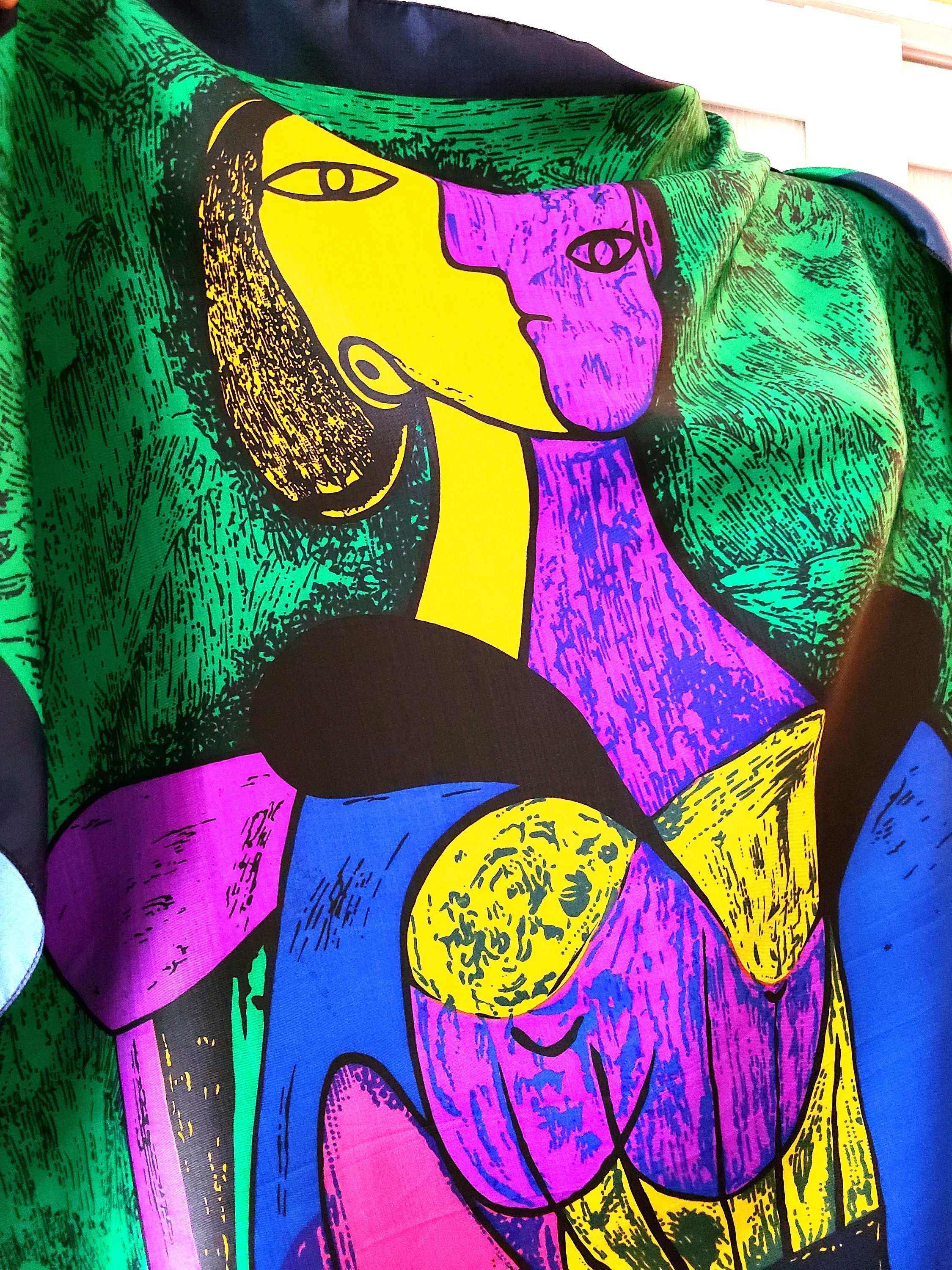 Foulard Picasso In Seta Multicolore - 17776941 - Foto 12