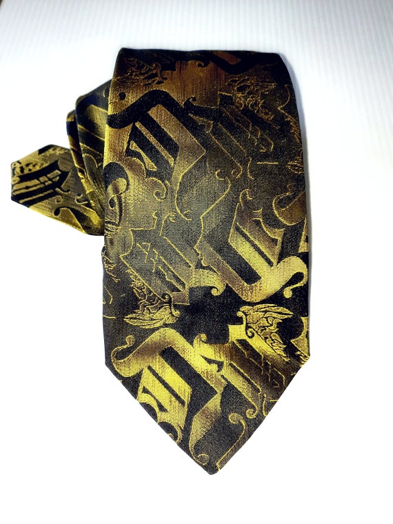 VERSACE Tie Rare Fashion Accessories Vintage 1997… - image 3