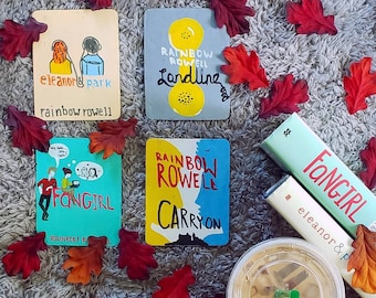 Cubiertas de minilibros Rainbow Rowell