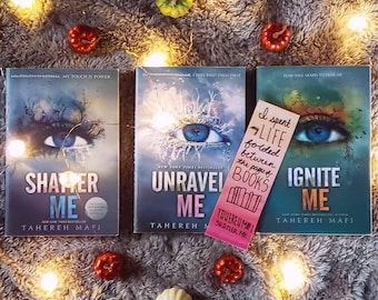 Shatter Me Watercolor Bookmark