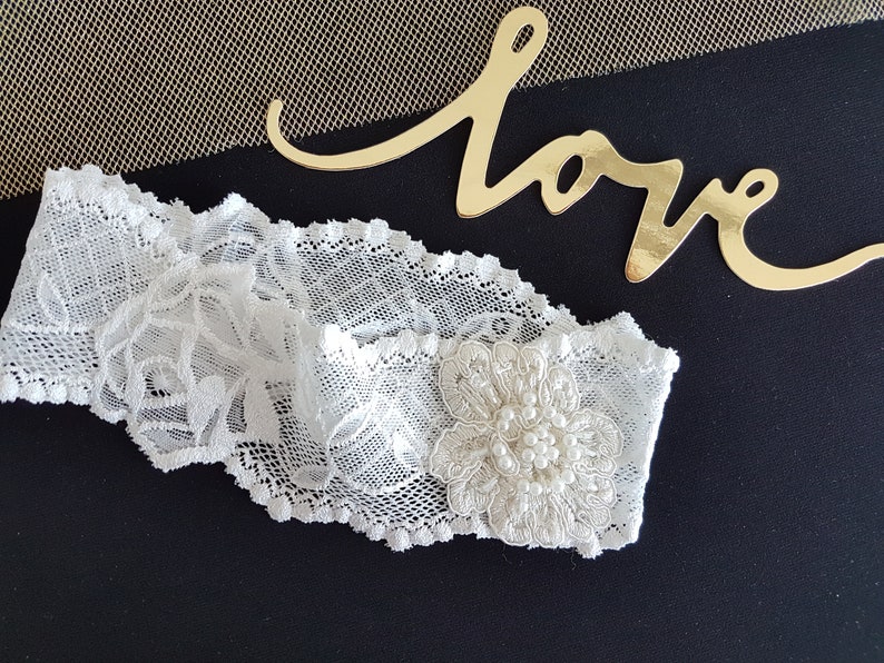 wedding Podwiazka Lace wedding garter Free Delivery creamy Podwiazka