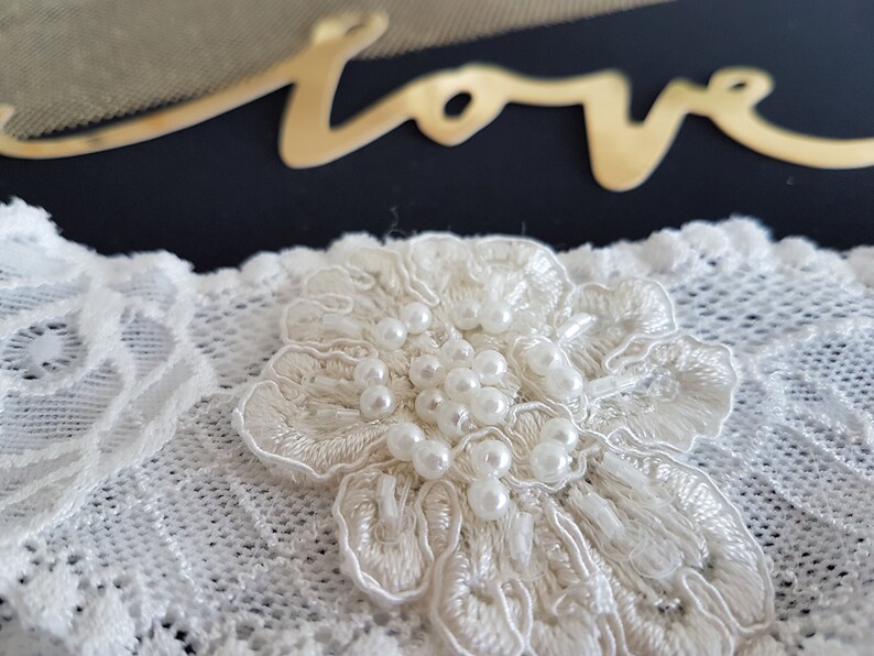 wedding Podwiazka Lace wedding garter Free Delivery creamy Podwiazka