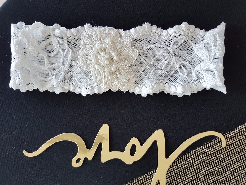 wedding Podwiazka Lace wedding garter Free Delivery creamy Podwiazka