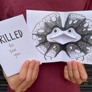 FRILLED to see you