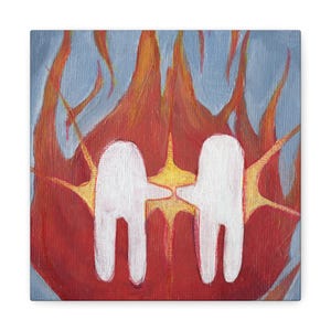 Abstract Artwork Canvas Print, Colorful Wall Art, Modern Home Decor, Unique Gift, Bedroom Wall Decor