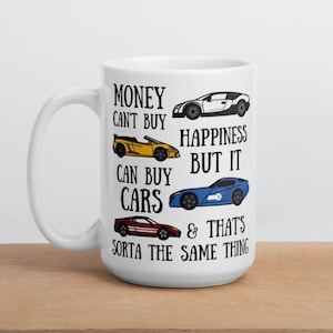 Car lover gift Car Enthusiast Gift for Car Lover Mug Funny Mugs for Men Coffee Cup saying Fathers Day Gift for Dad Sports Car Lover mug gift