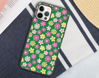 Wildflower Biodegradable iPhone case, Wild flowers iPhone case, Flower Power Protective iPhone Case, iPhone 12 Case, iPhone 11 Case and more