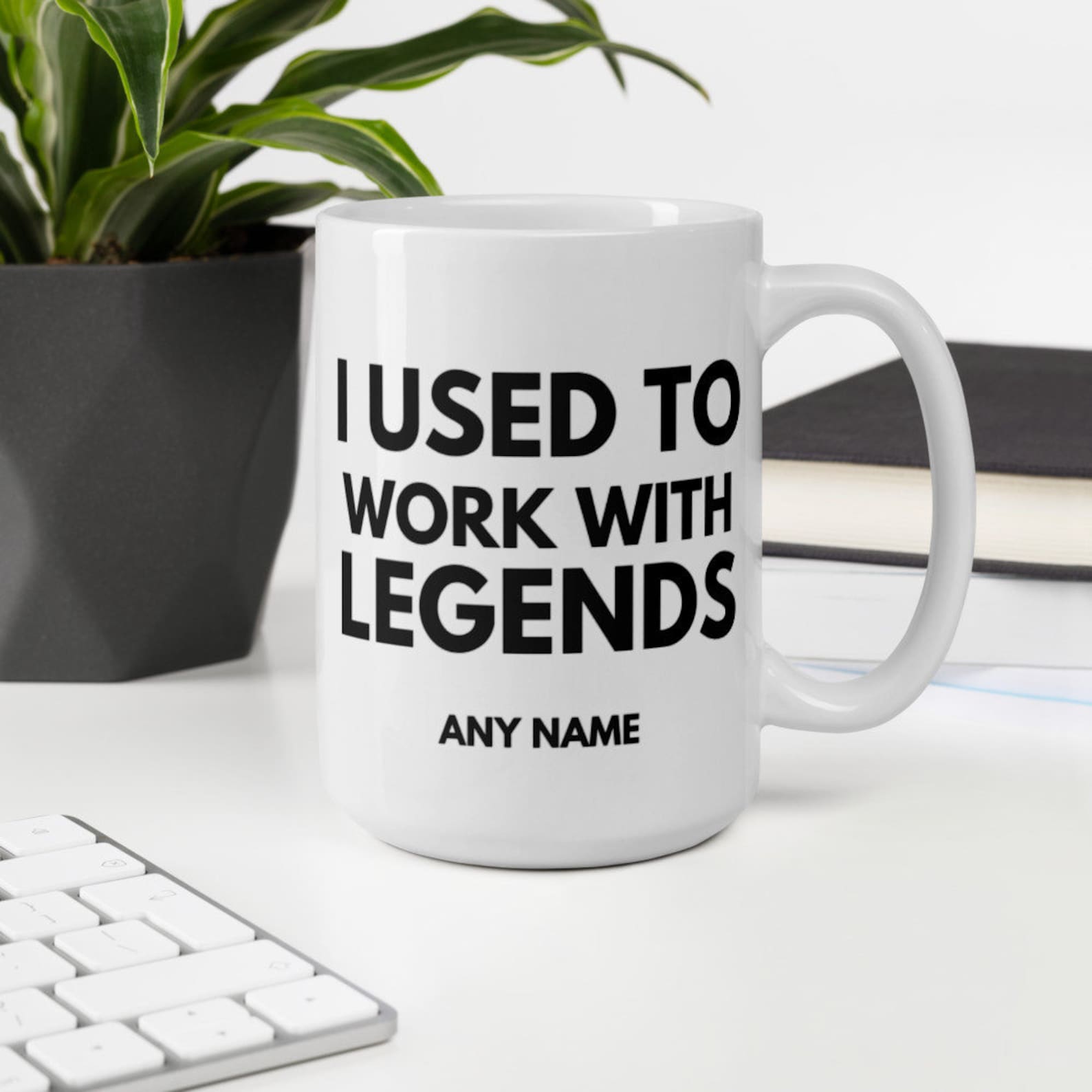 Personalised I Used to Work With Legends Mug, Leaving Job Present Mug, Coworker Leaving Mug Personalised I Used to Work With Legends Mug, Leaving Job Present Mug, Coworker Leaving Mug