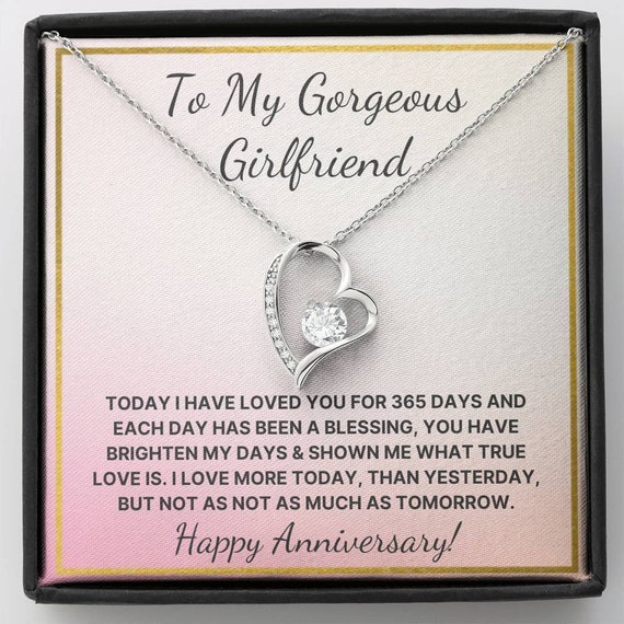 Anniversary Necklace Gift 