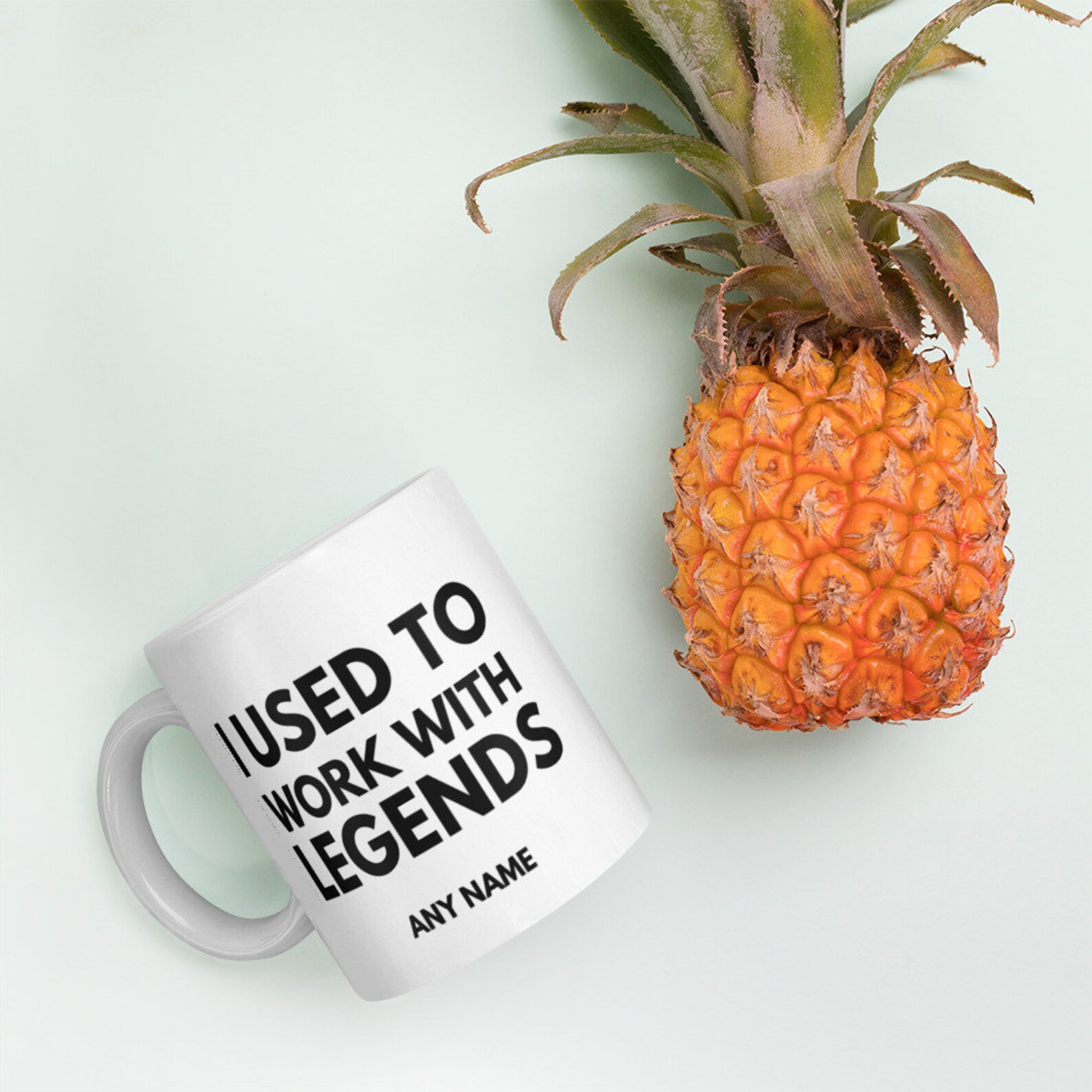Personalised I Used to Work With Legends Mug, Leaving Job Present Mug, Coworker Leaving Mug Personalised I Used to Work With Legends Mug, Leaving Job Present Mug, Coworker Leaving Mug