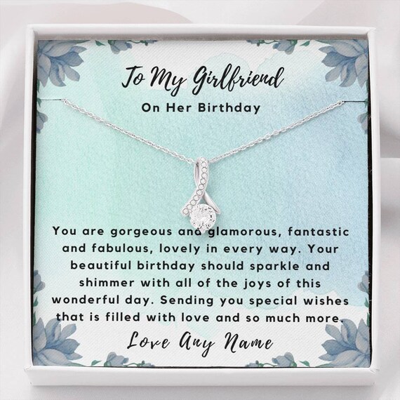 Personalized to My Girlfriend Necklace 