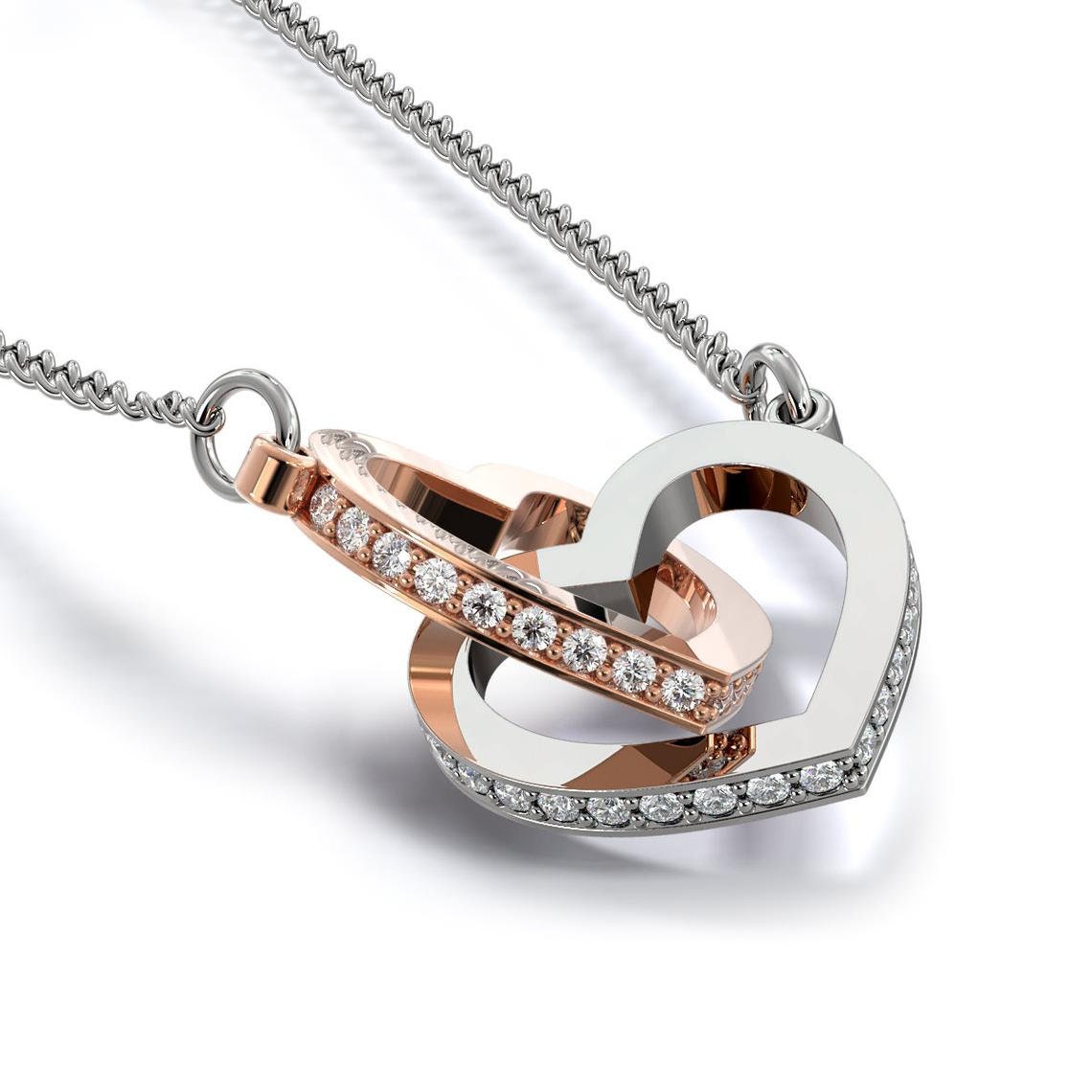 Interlocking Heart Necklace Husband to 