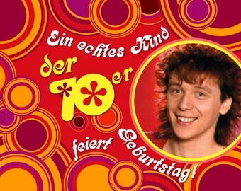 70er Jahre Einladungen Etsy