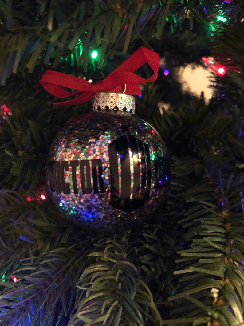 Dr Who Christmas Ornament Set Individual Shatterproof Ready Etsy