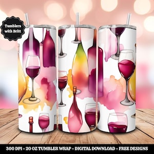 wine glass decals Wine Glass Sticker