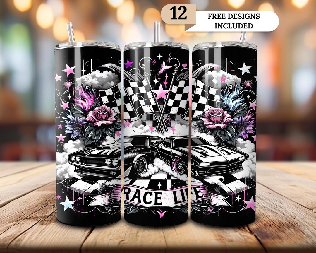 Shell Racing Tumbler Race Life 20oz Skinny Tumbler Sublimation Design Race Car PNG, Drag ...