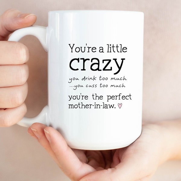 Funny Mother In Law Gift, From Daughter In Law, Mothers Day, MIL Birthday, Sarcastic Coffee Mug, Personalized Custom Photo Cup