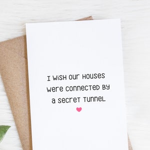 I Miss You Card, Long Distance Friendship, Best Friend Birthday Card
