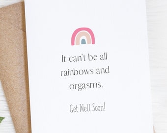 Get Well Soon Funny Sympathy Card