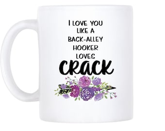 best friend gift, sarcastic quote mug, sarcasm gifts, floral mug, funny friendship gift, personalized custom name photo mug