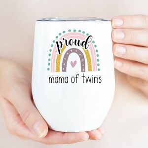 I Need A Double Shot – Engraved Stainless Steel Tumbler, Twin Mom