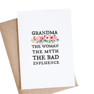 Funny Grandma Birthday Card Grandmasaurus Birthday Card -  Portugal