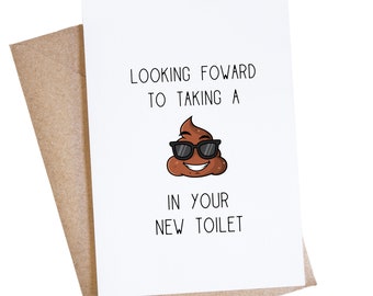 Funny New Home Card, Housewarming Card, Congrats On Your New House, Funny Moving Greeting Card