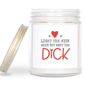 Gay Gift, Boyfriend Naughty Valentines Day, Funny Candle, Dirty Inappropriate Husband Anniversary Present, Mature Adult Humor