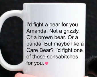 Best Friend Gift, Personalized, Custom Name And Photo Birthday Gift, Funny Gag Gift For Best Friend