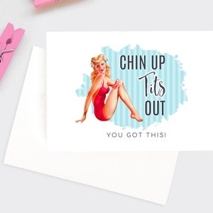 Funny Friend Card, Encouragement Support, You Got This, Stay Strong, Positive Hope Message For Tough Times immagine 6