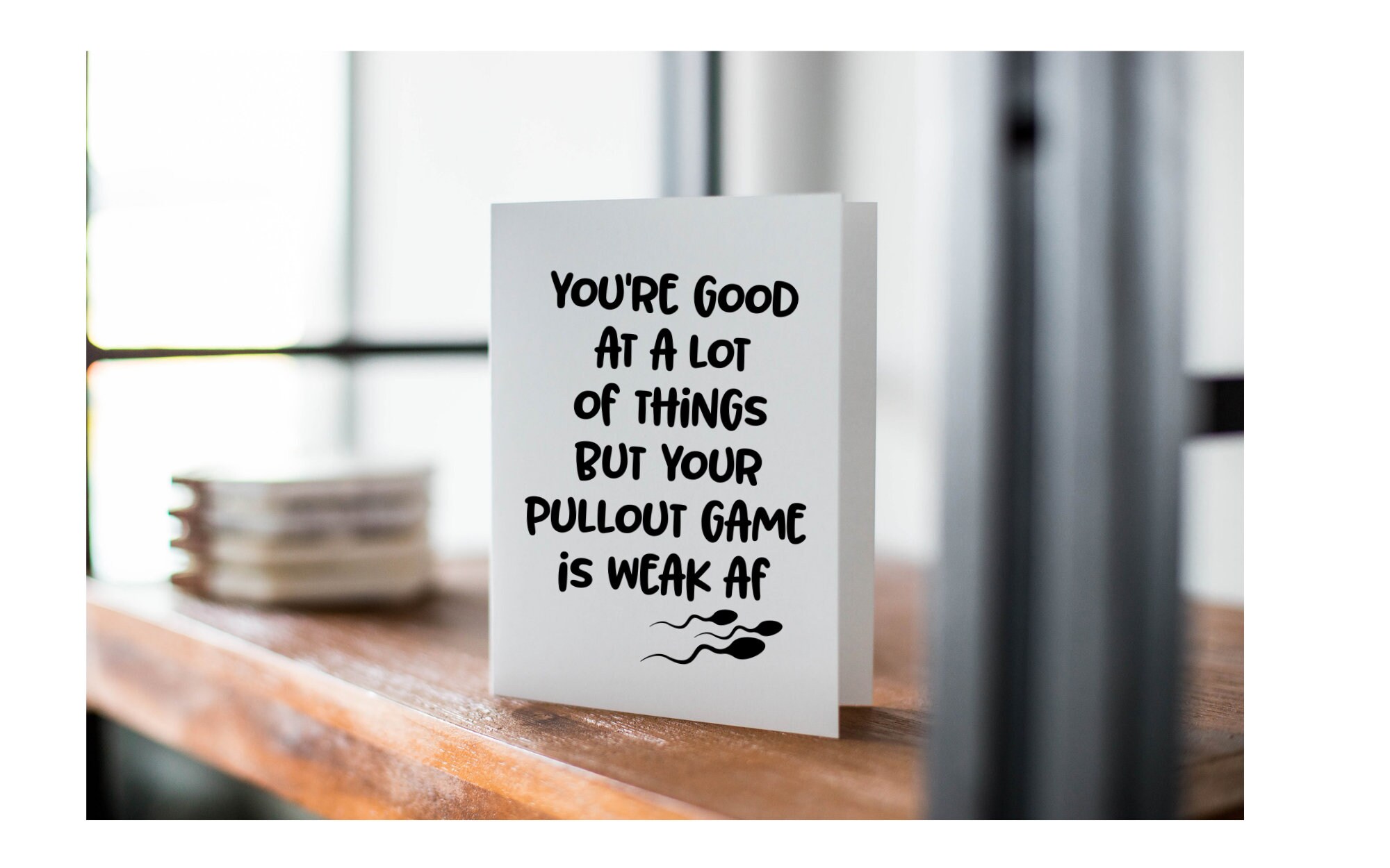 Funny Pregnancy Announcement Card to Husband or Boyfriend Etsy