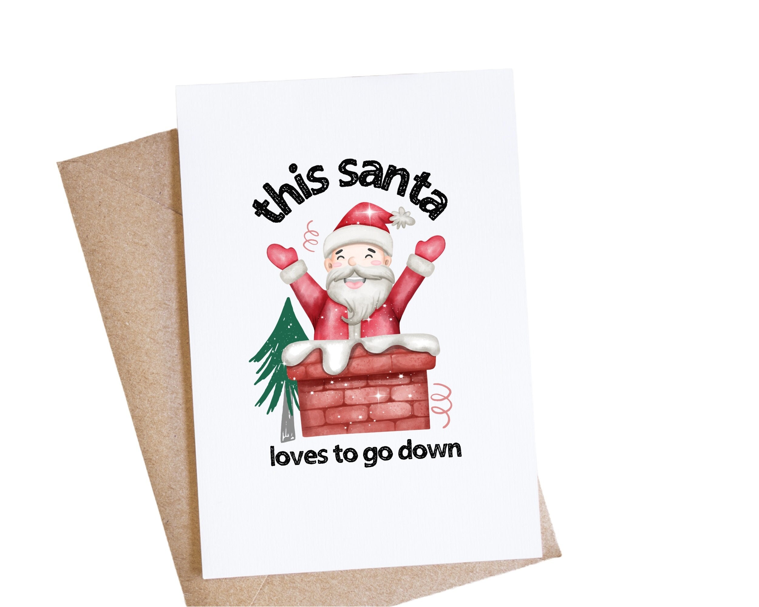 Rude Christmas Card For Wife Or Girlfriend - Gift Sack As Full As Ball - View #6