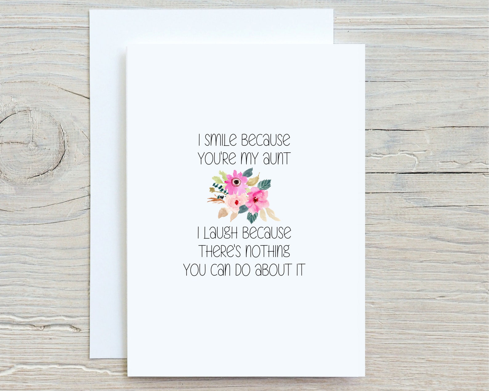 Aunt Card Funny Birthday Card for Aunt From Niece Aunt | Etsy