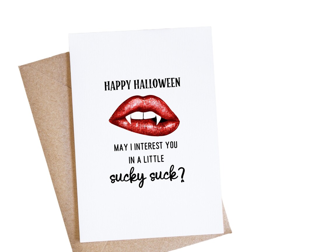 Boyfriend Halloween Card
 Boyfriend Halloween Card Naughty Inappropriate Husband Card Etsy