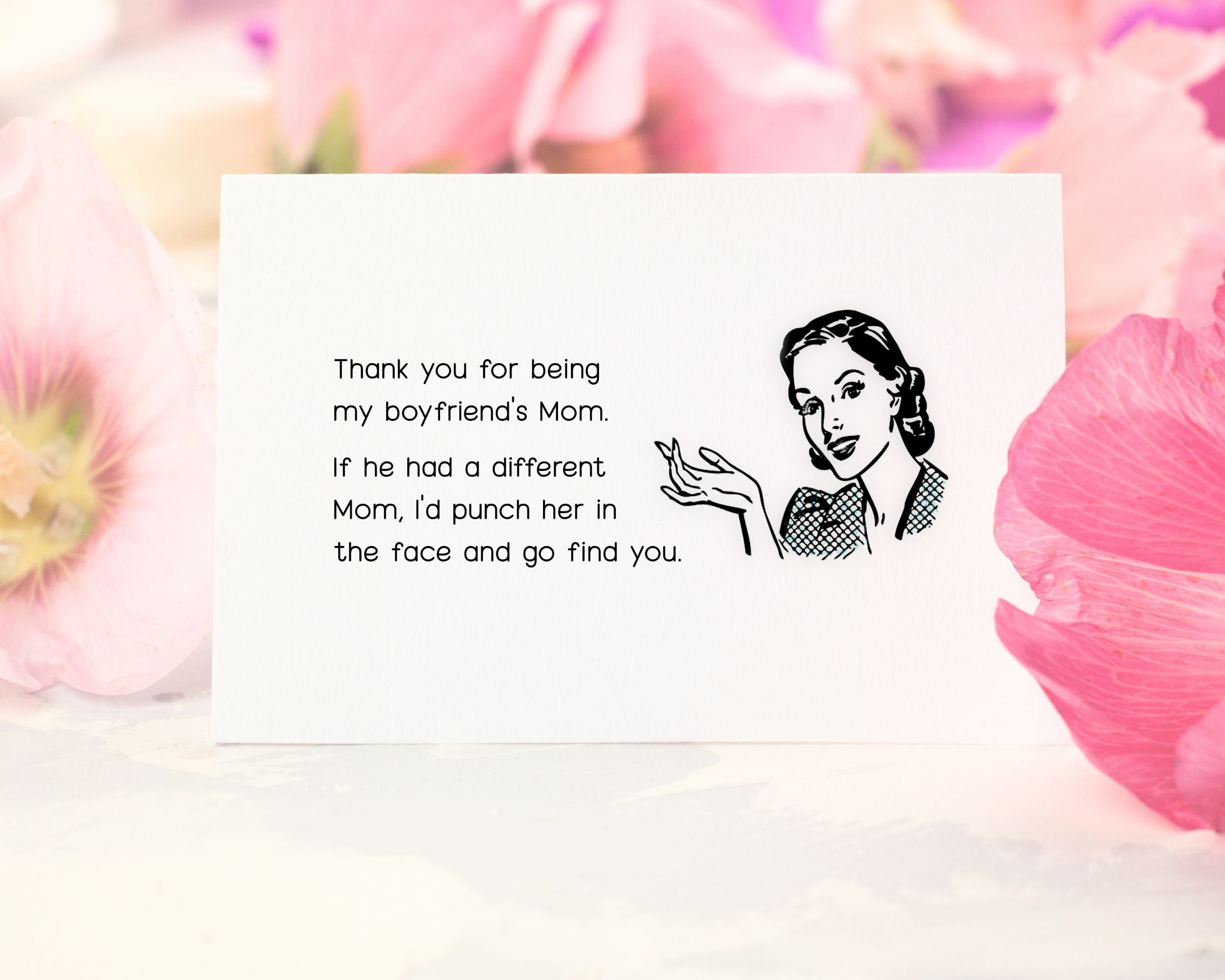 Canvas Print Happy Mothers Day To Boyfriends Mom Gift For First