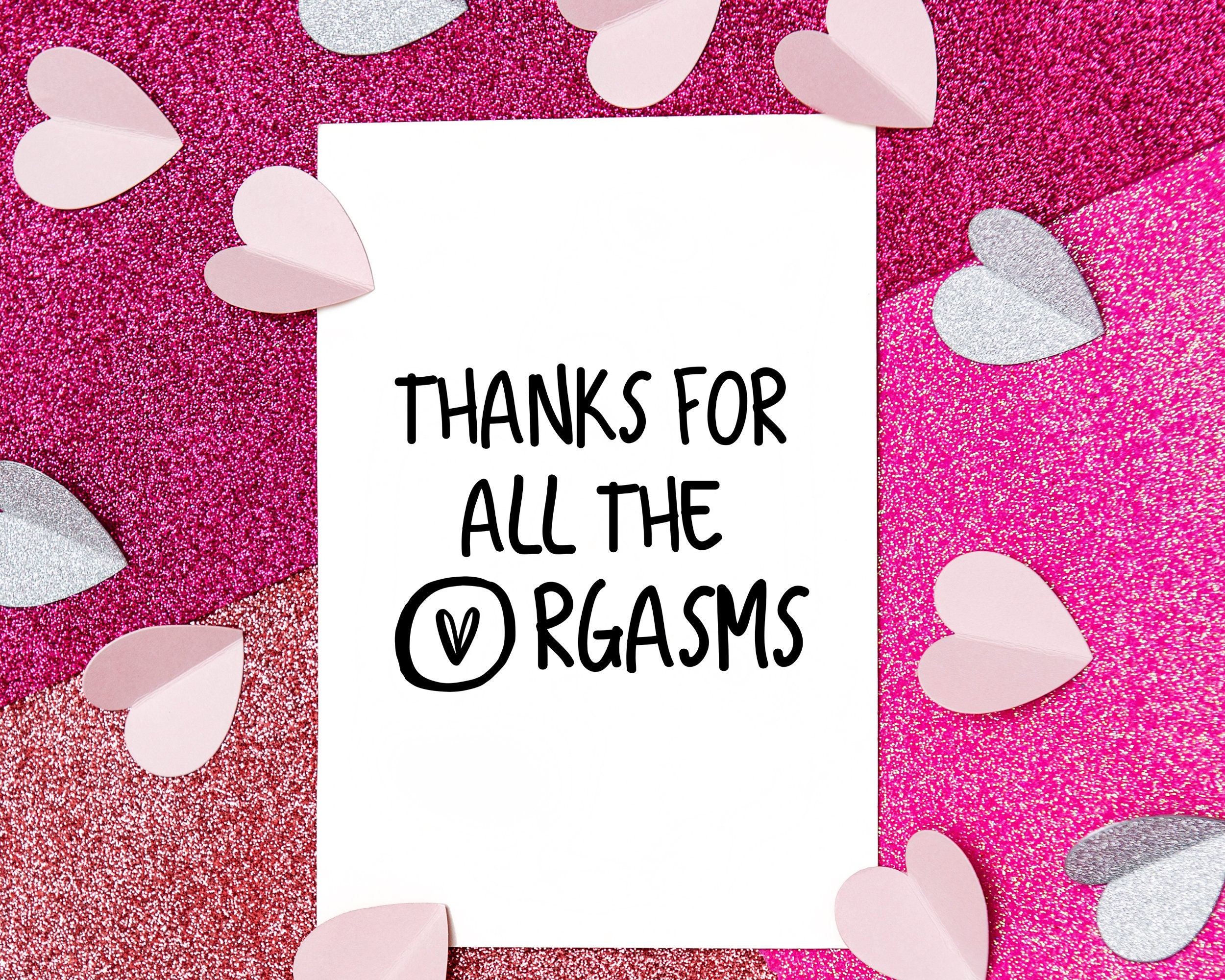 Thanks for All the Orgasms Anniversary Card Boyfriend - Etsy UK