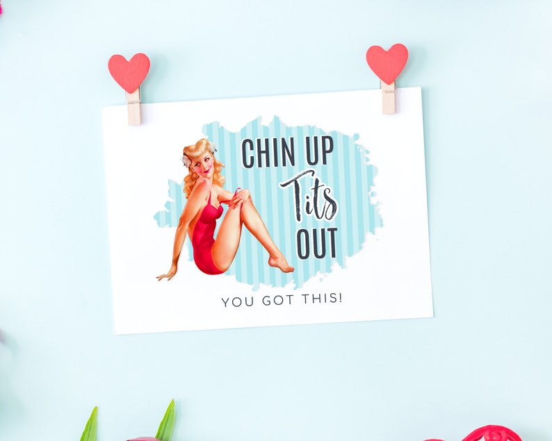 Funny Friend Card, Encouragement Support, You Got This, Stay Strong, Positive Hope Message For Tough Times immagine 3