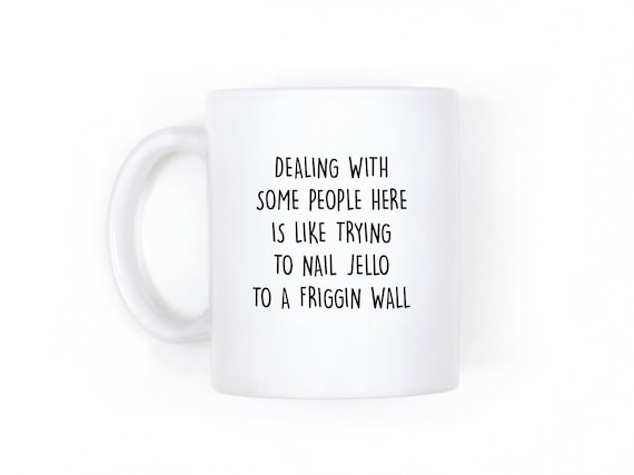 Coworker Gag Gift, Boss Coffee Mug, Funny White Elephant Gift, Best Mug For Work